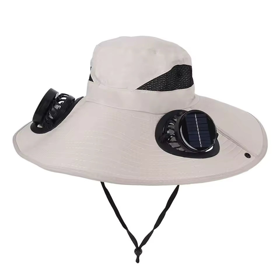 Solar Powered Fan Hat